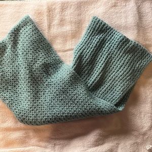 Teal infinity scarf